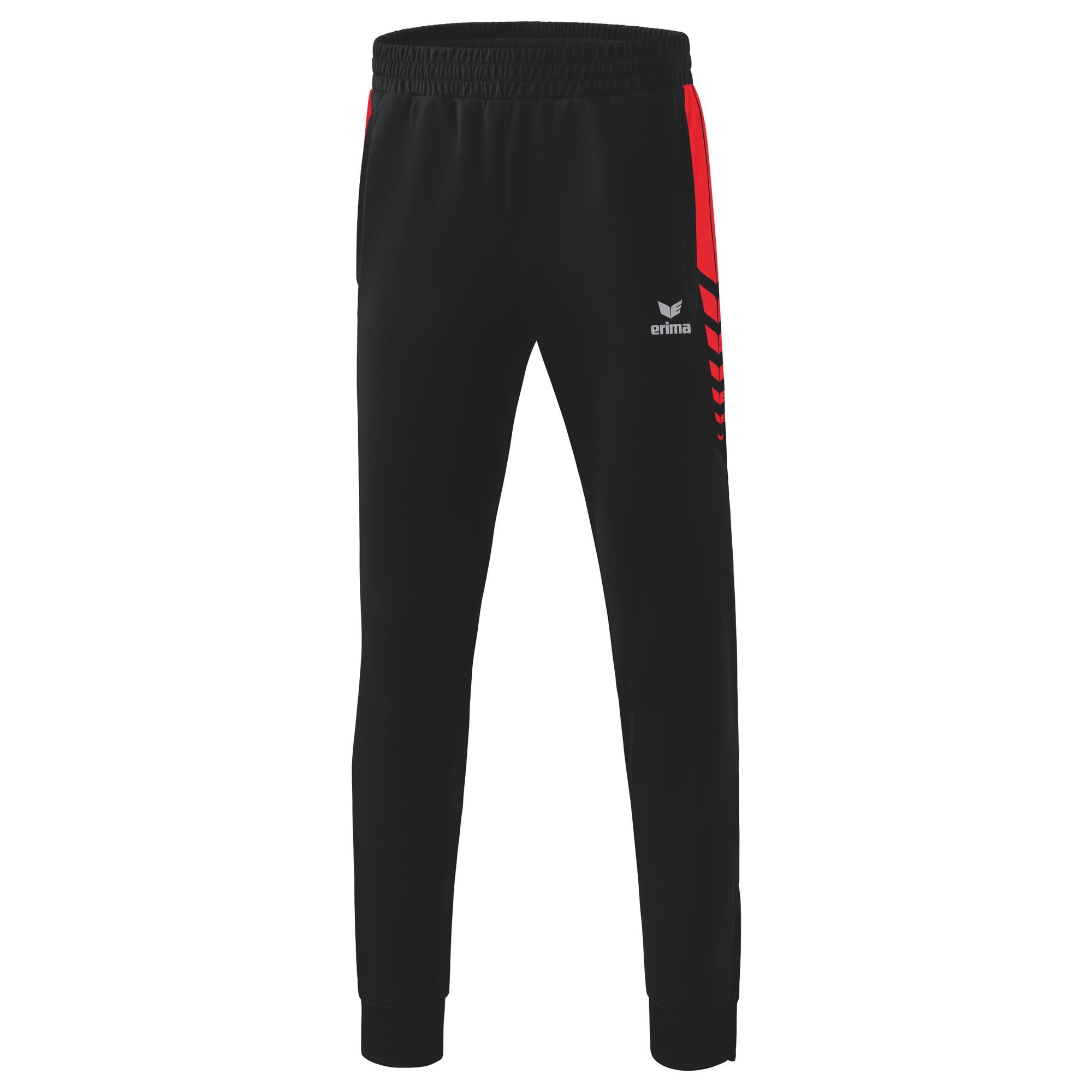 Erima Six Wings Workerbroek Zwart/rood Junior