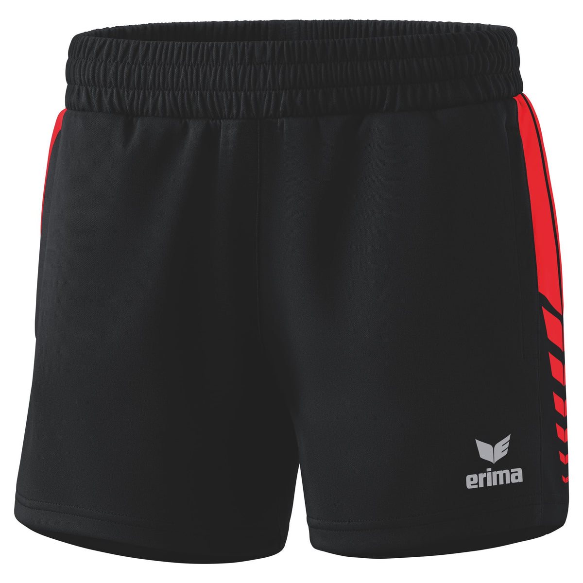 Pantalón corto Erima Six Wings Worker negro/rojo