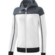 Erima Change By Erima Trainingsjacke mit Kapuze Weiß/Schiefergrau/Schwarz