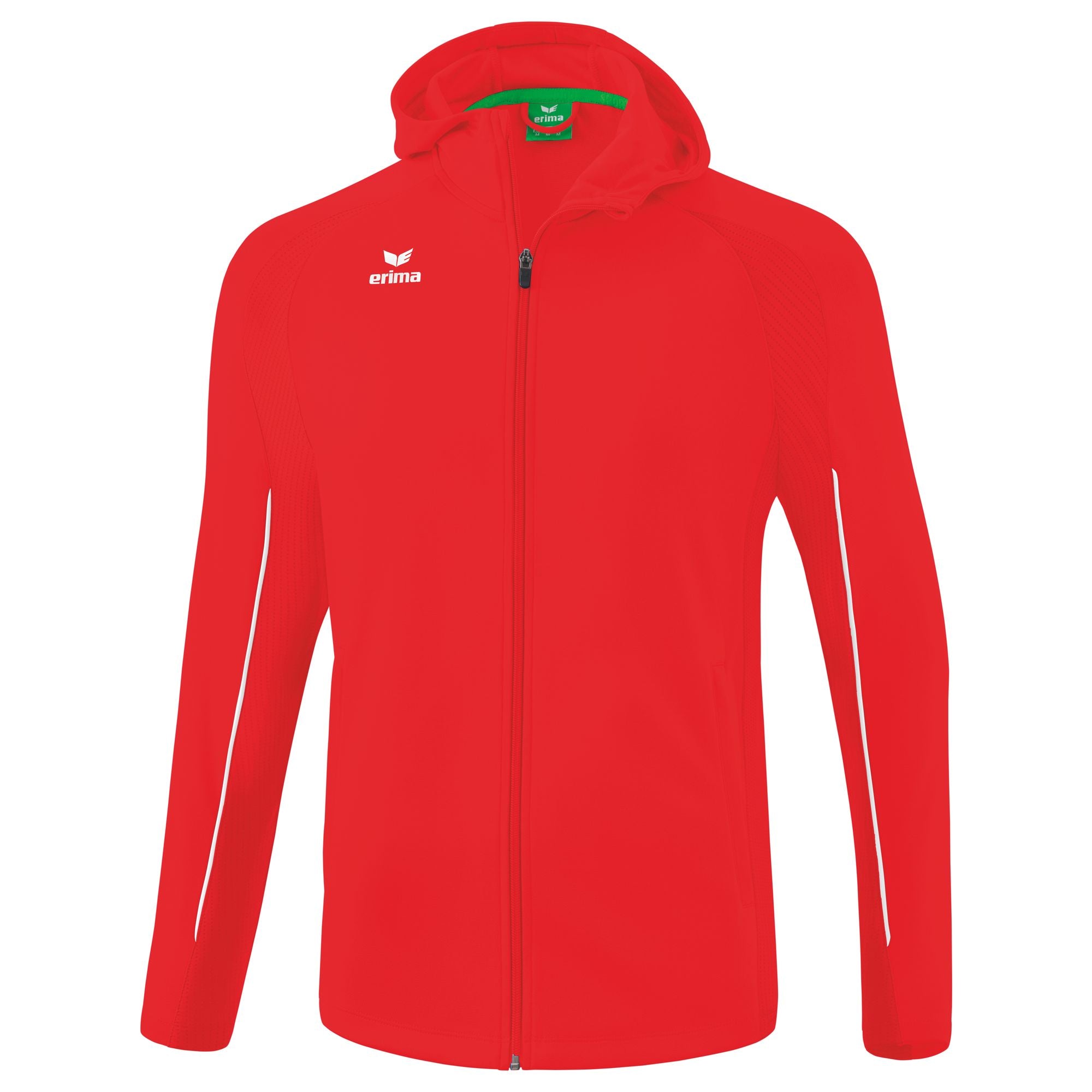 Erima Liga Star Trainingsjacke mit Kapuze Rot/Weiß