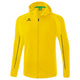 Erima Liga Star Training Jacket с качулка Жълто/черно Junior