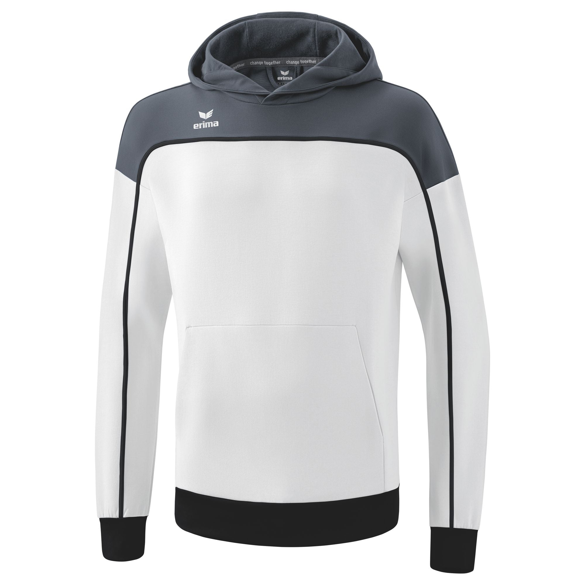 Erima Change By Erima Hoody Wit/leigrijs/zwart Junior