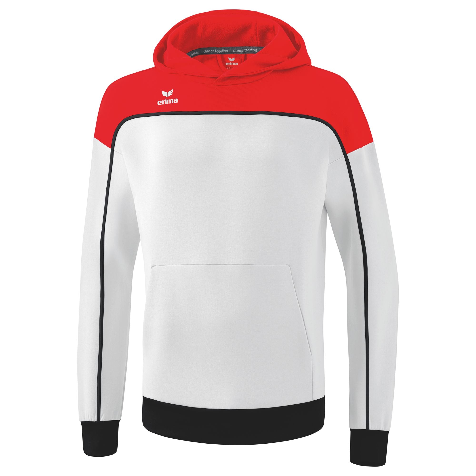Erima Change By Erima Hoody Hvid/rød/sort Junior