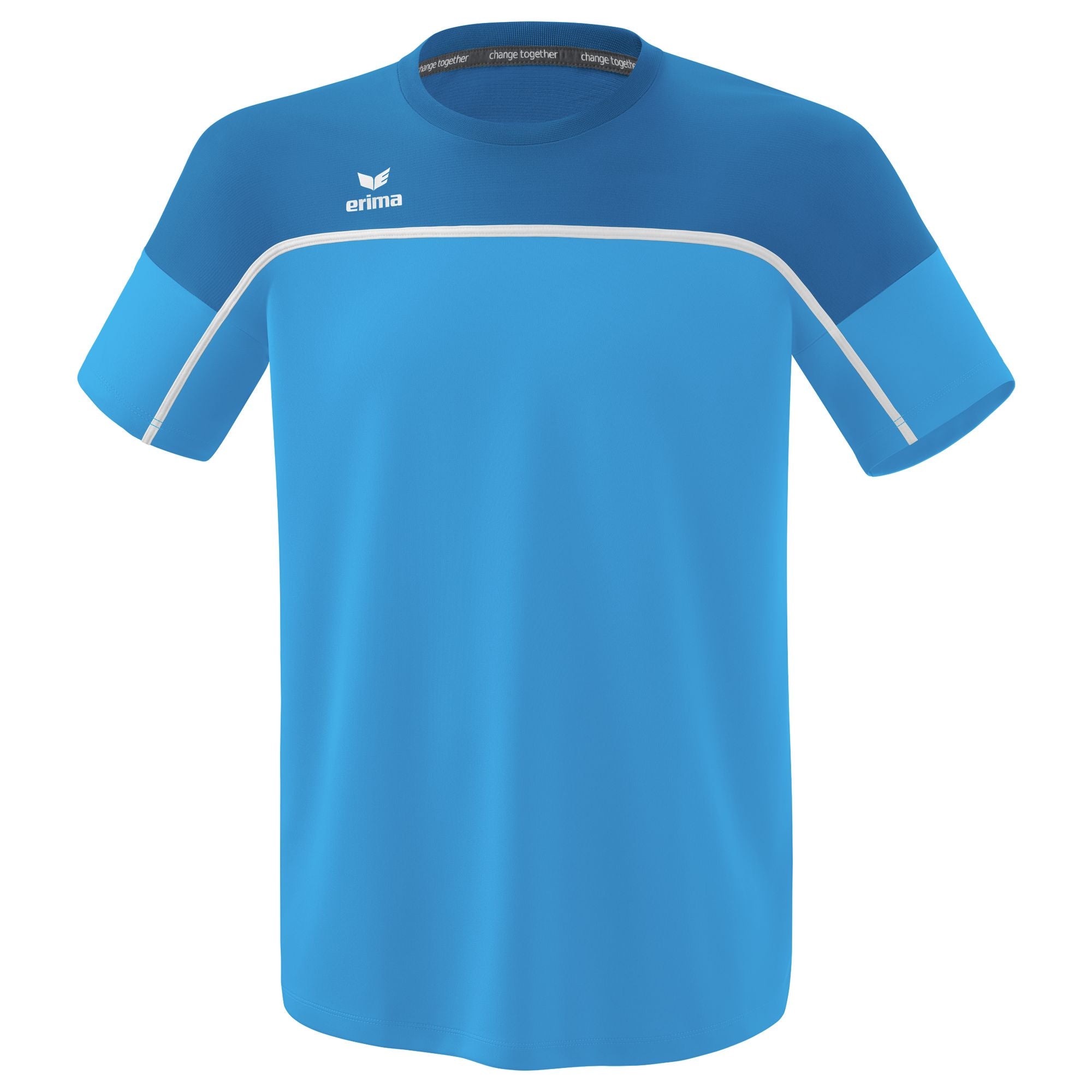 Erima Change By Erima T-shirt Curacao/mykonos/hvid Junior