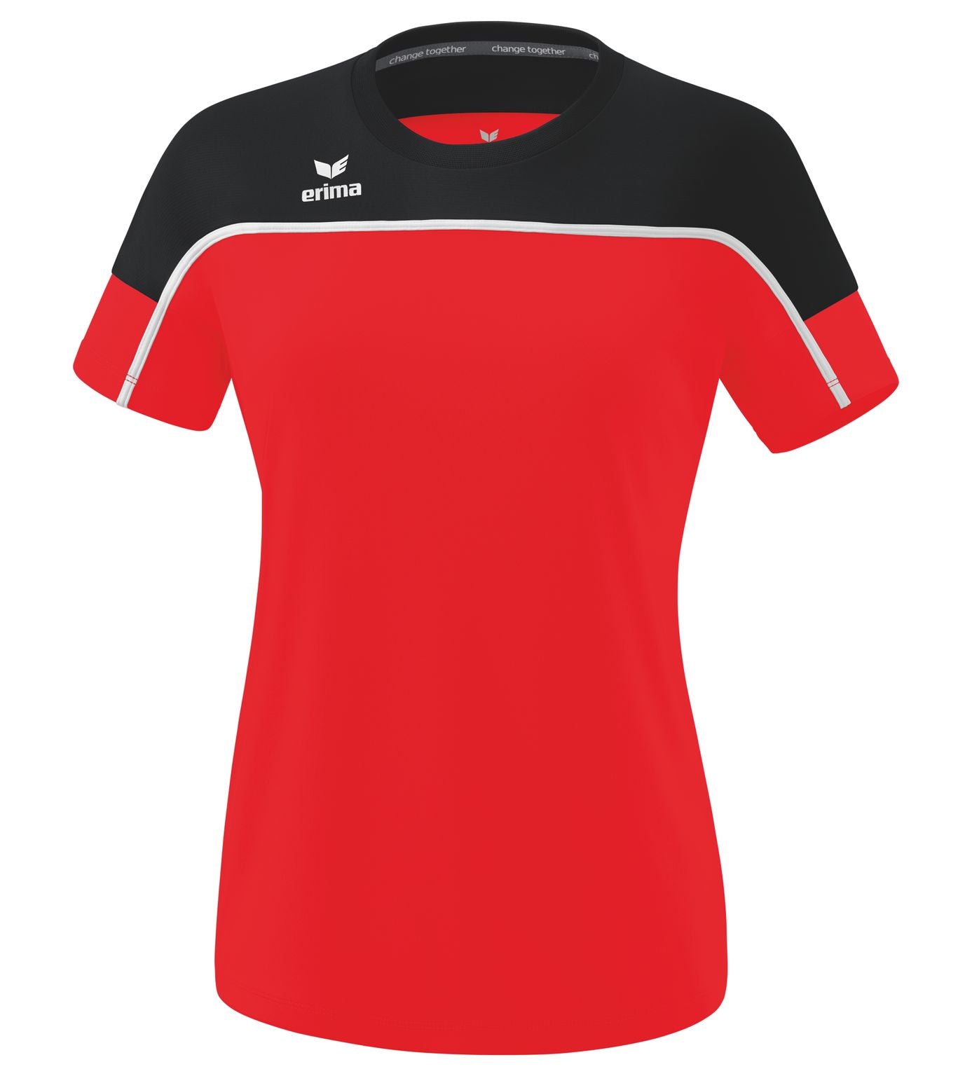 Erima Change By Erima T-shirt Rød/sort/hvid