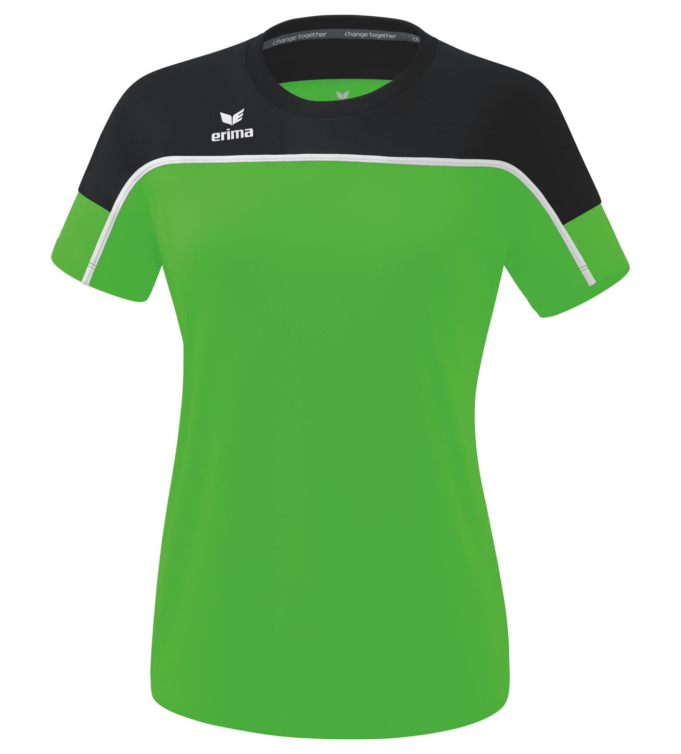 Erima Change By Erima T-shirt Groen/zwart/wit