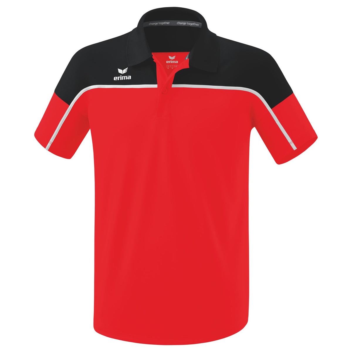 Koszulka polo Erima Change By Erima Czerwono-czarno-biała
