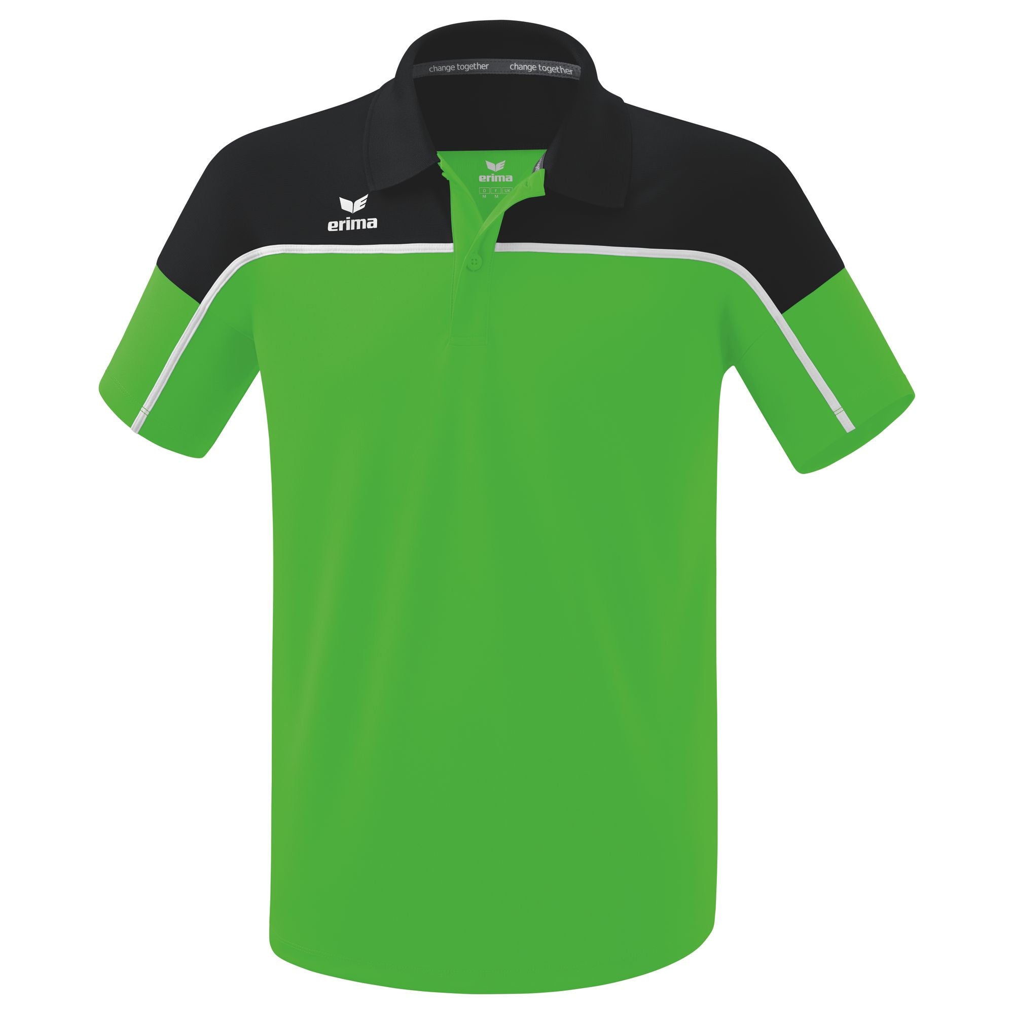 Koszulka polo Erima Change By Erima Zielono/czarno/biała