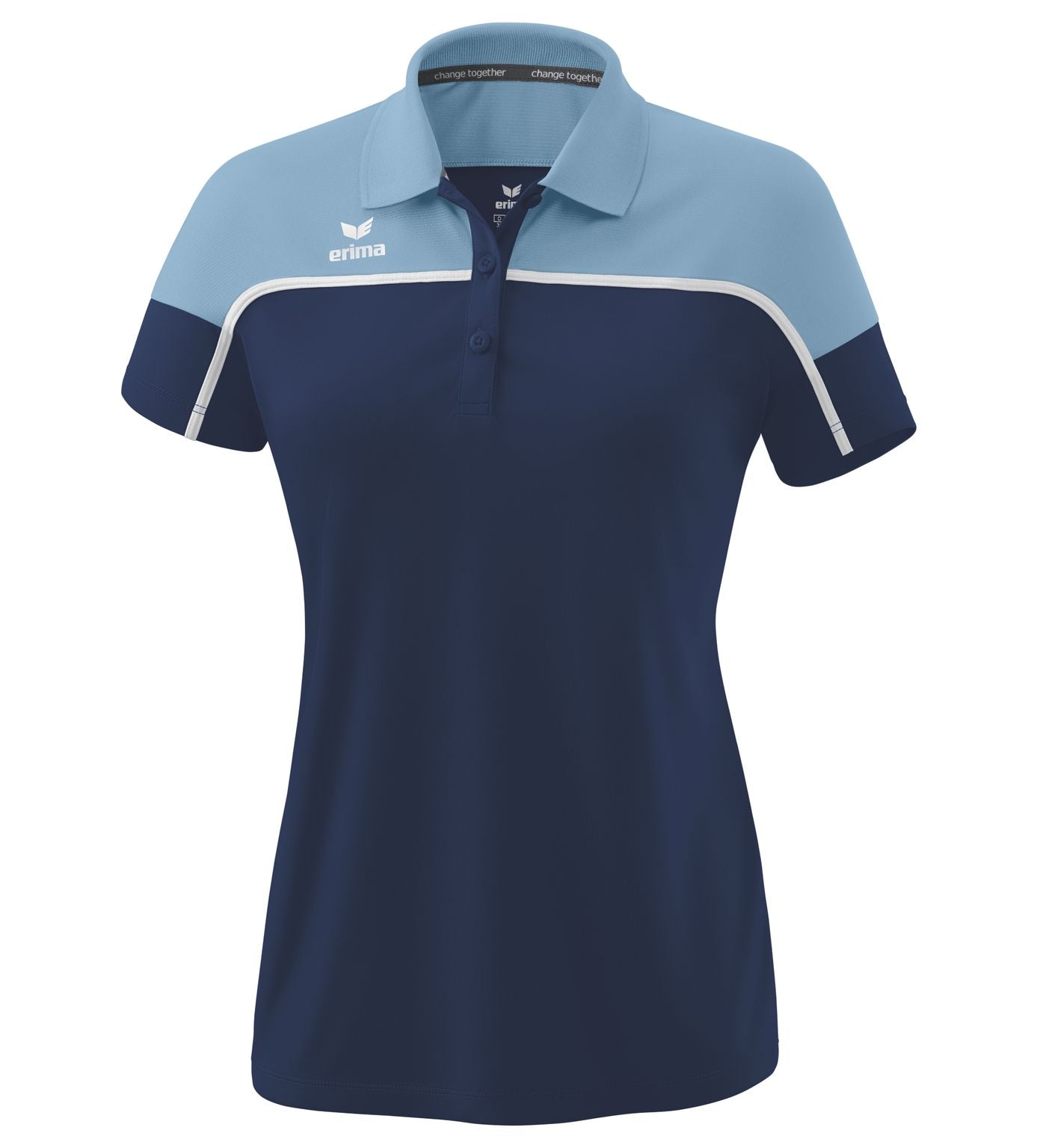 Erima Change By Erima Polo-shirt New Navy/faded Denim/wit