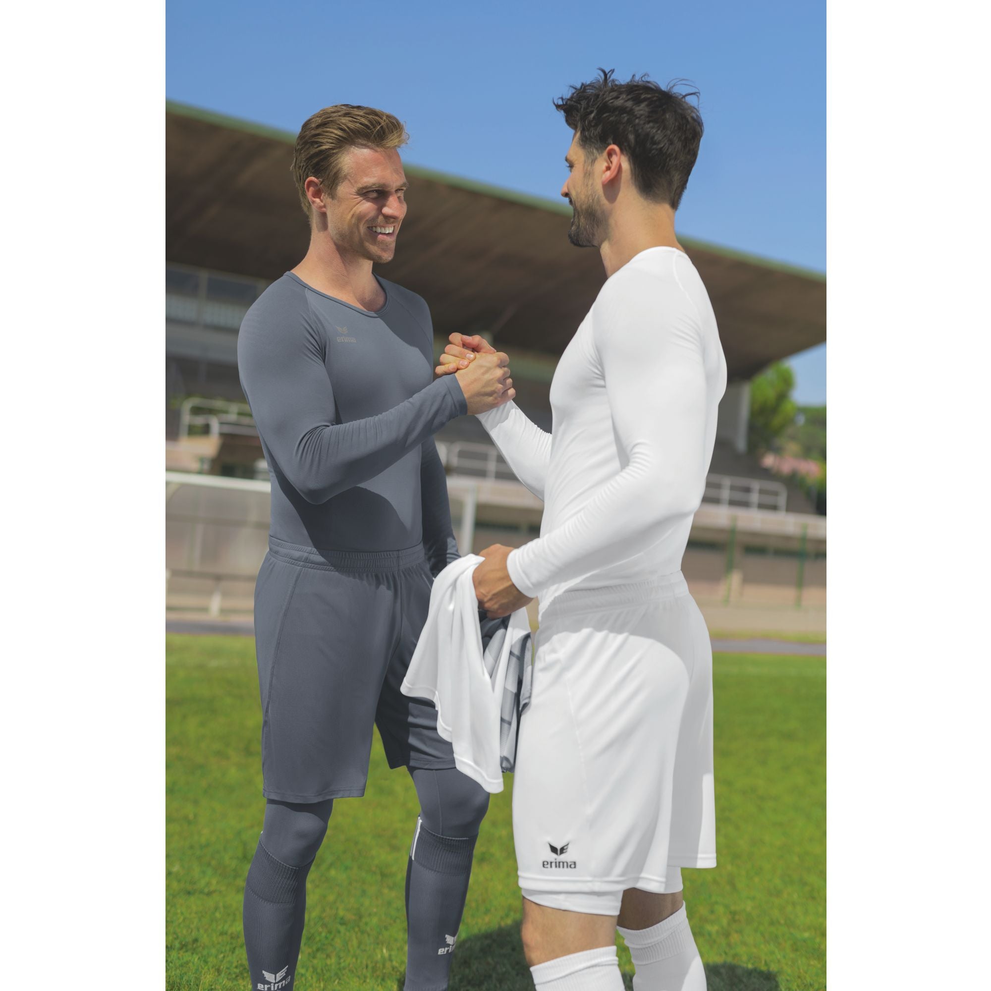 Erima Athletic White Junior s dlouhým rukávem