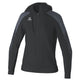 Erima Evo Star Training Jacket с качулка черно/сиво сиво