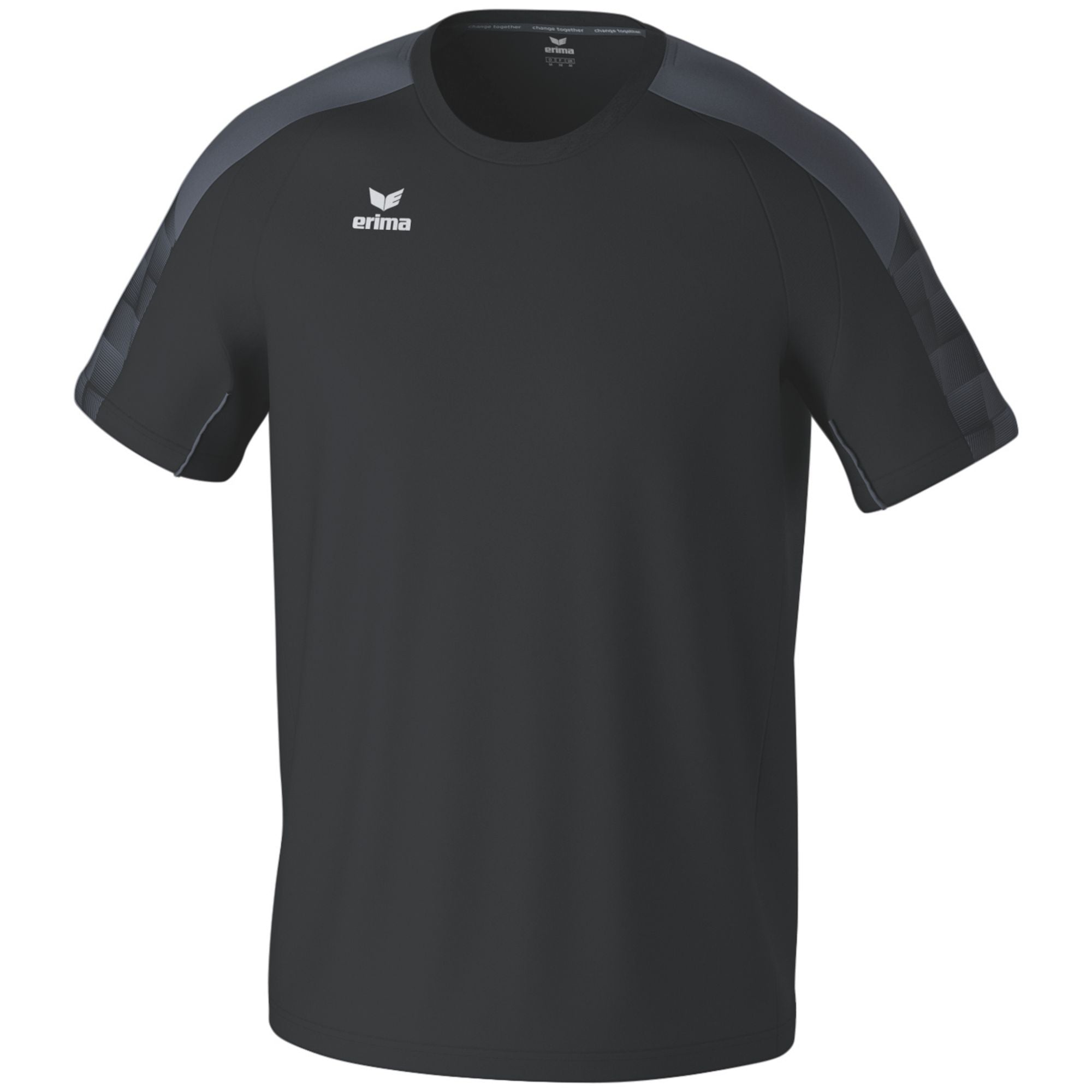 Erima Evo Star T-shirt Zwart/leigrijs