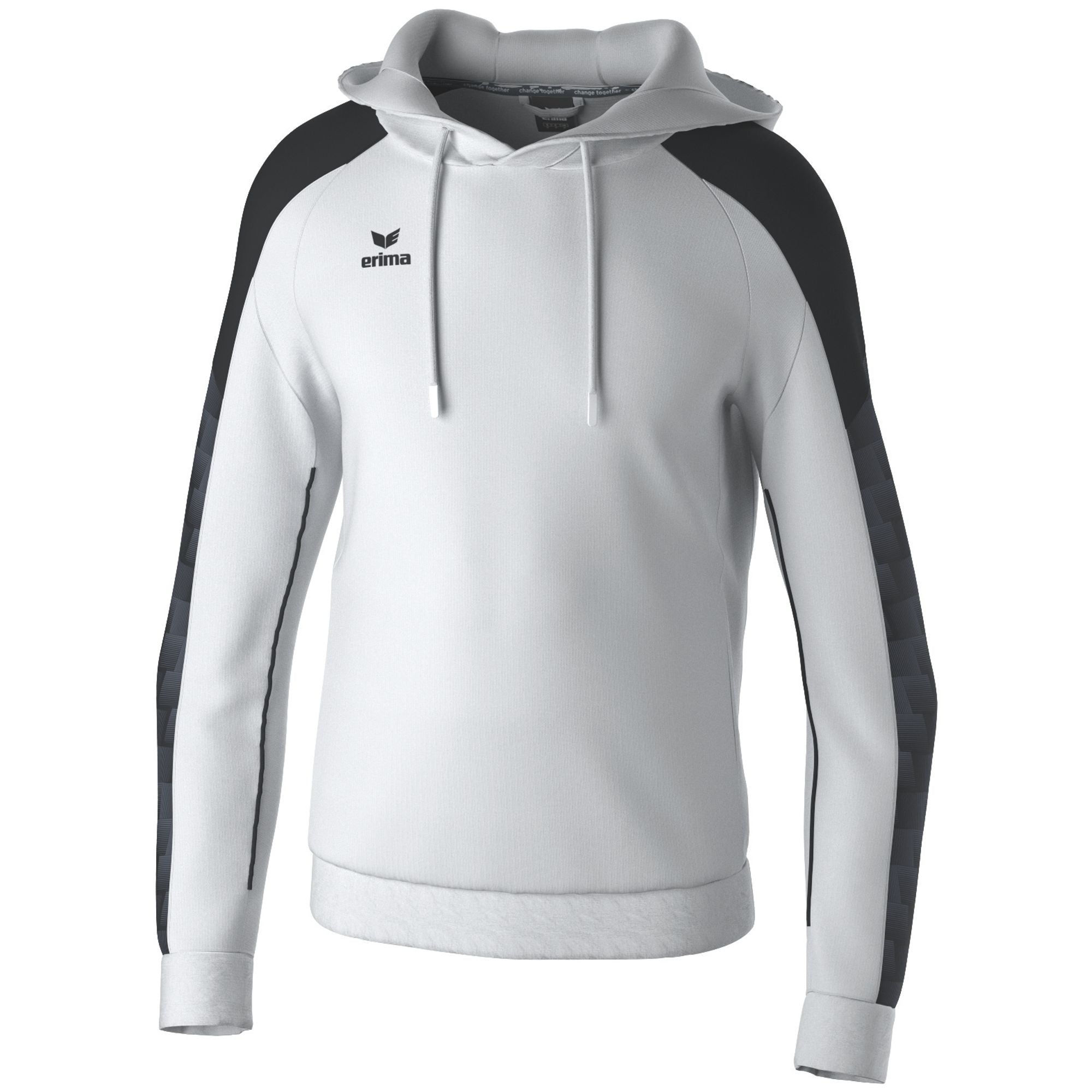 Bluza z kapturem Erima Evo Star Biało/czarna