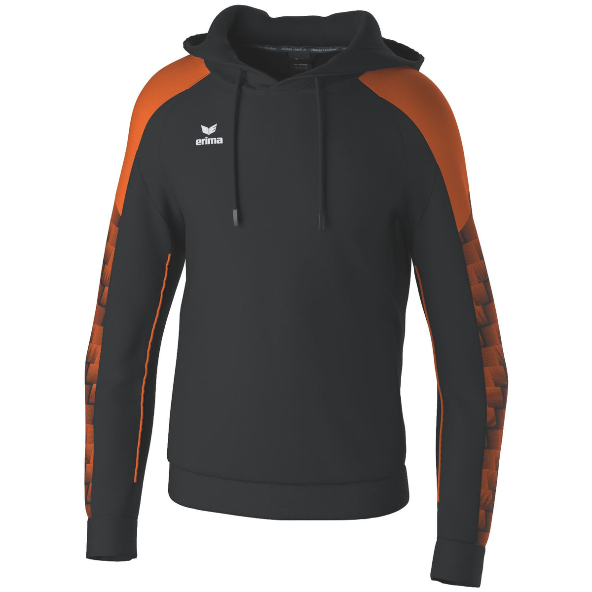 Erima Evo Star Hoody Black/orange Junior