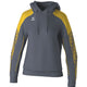 Erima Evo Star Hoody Slate Grey/yellow