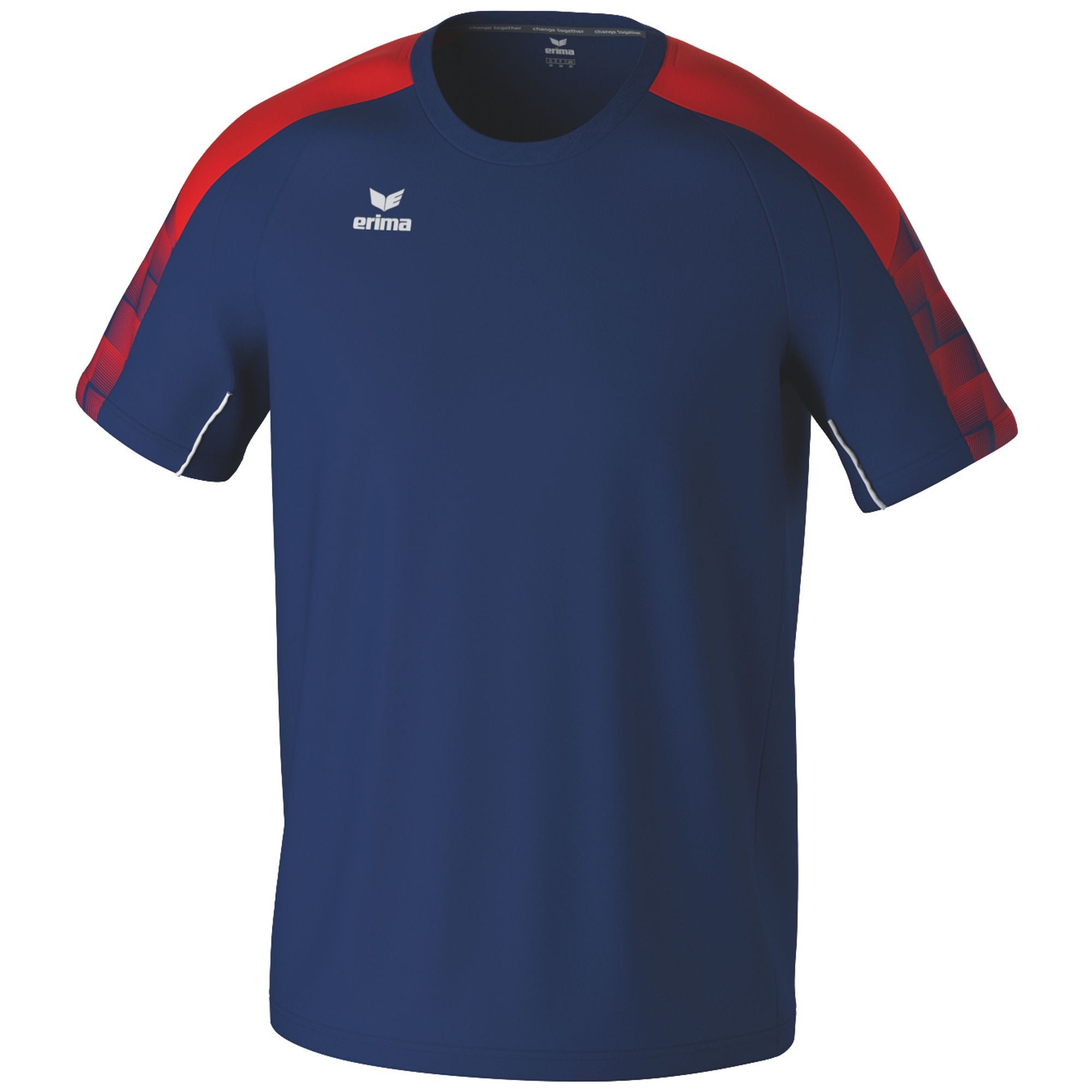 Erima Evo Star T-shirt Nieuw Marine/rood Junior