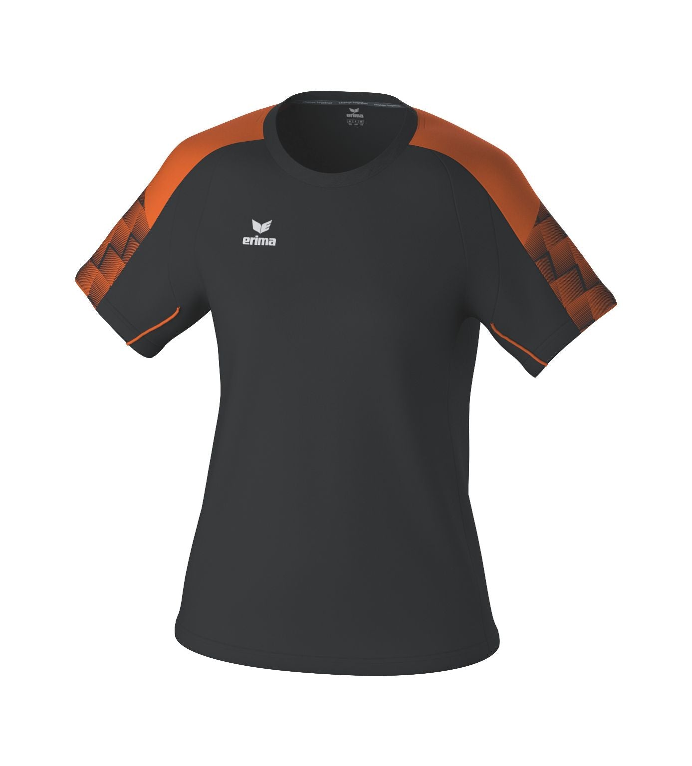 Erima Evo Star T-shirt Zwart/oranje