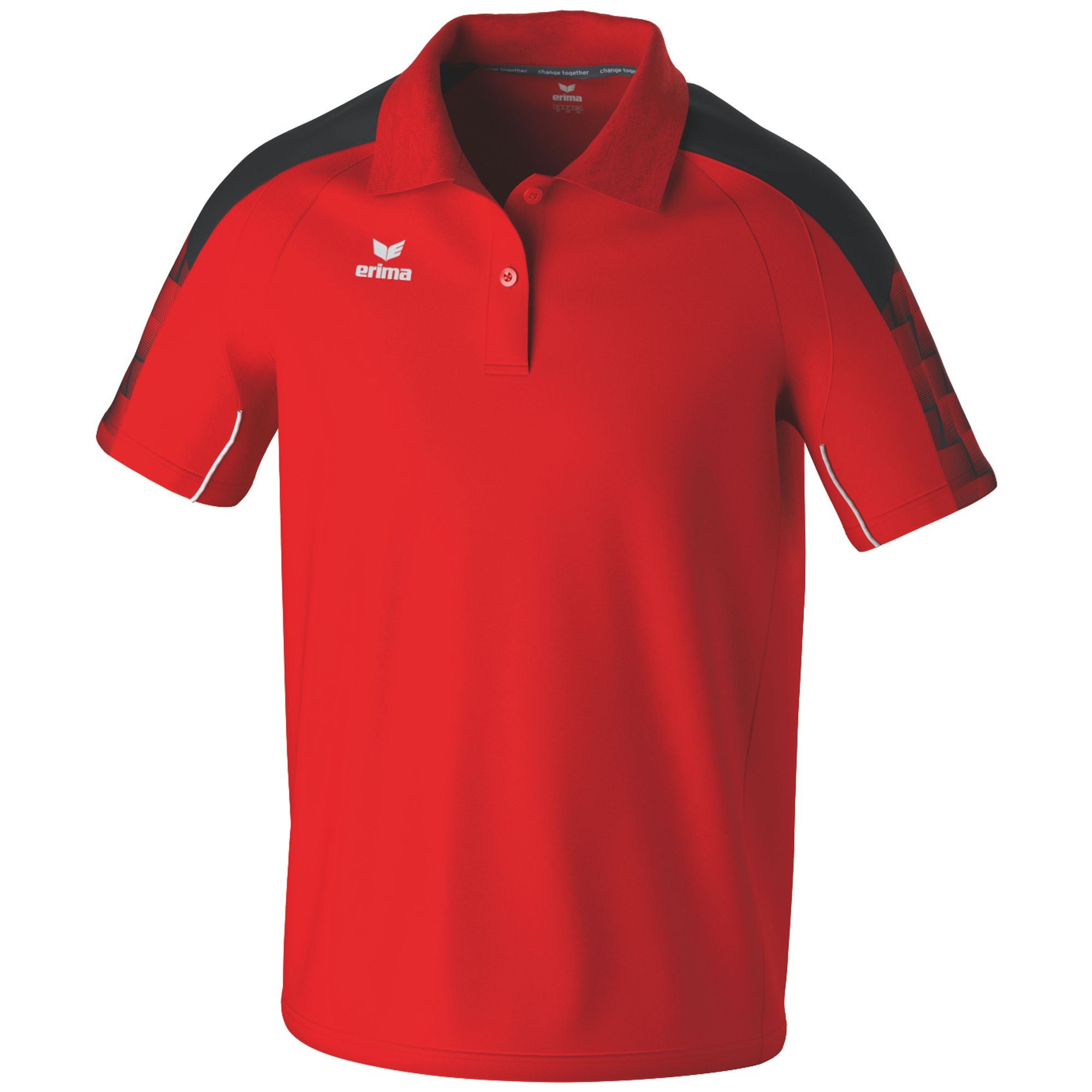Erima Evo Star Poloshirt Rood/zwart