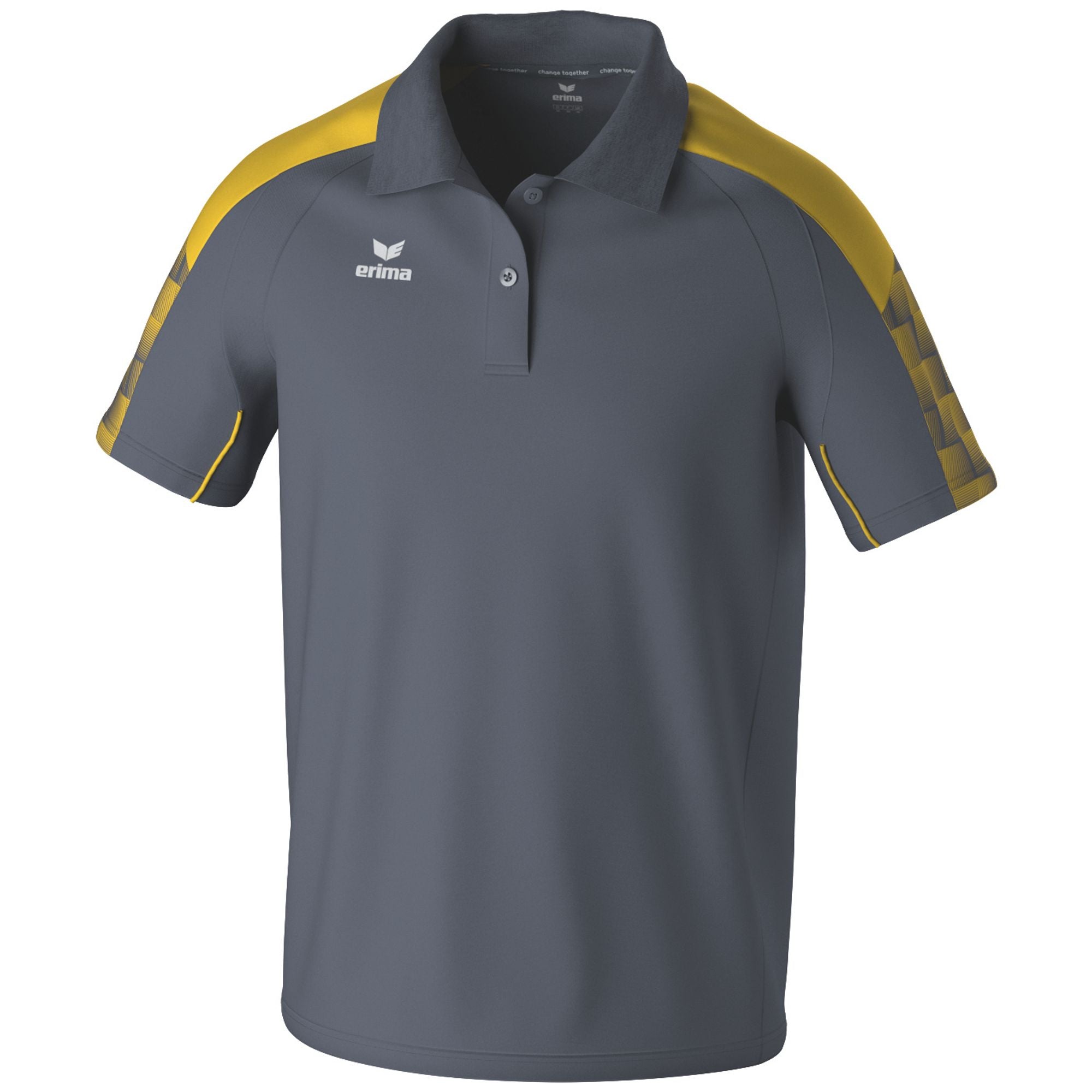 Erima Evo Star Поло тениска Slate Grey/yellow