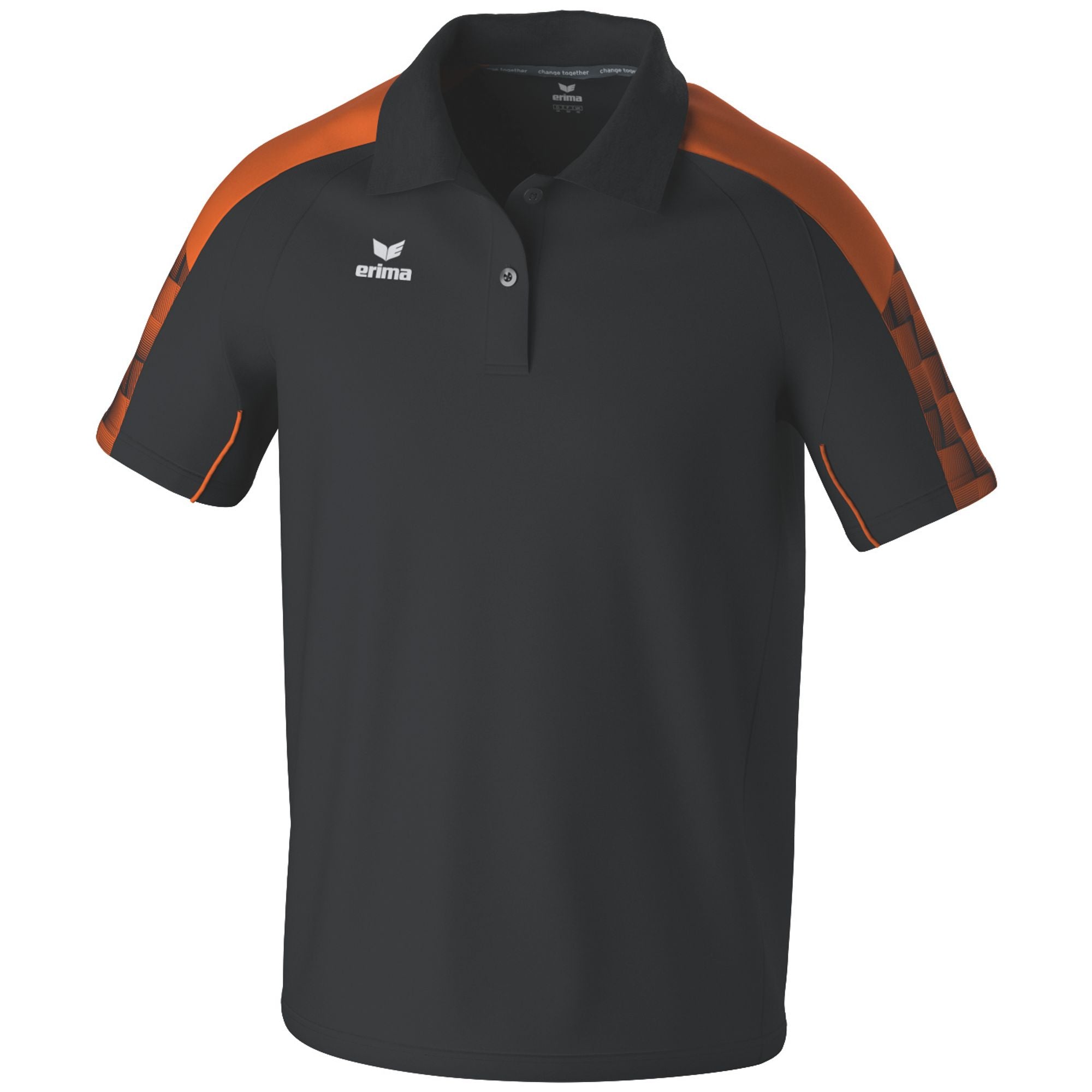 Erima Evo Star Poloshirt Zwart/oranje