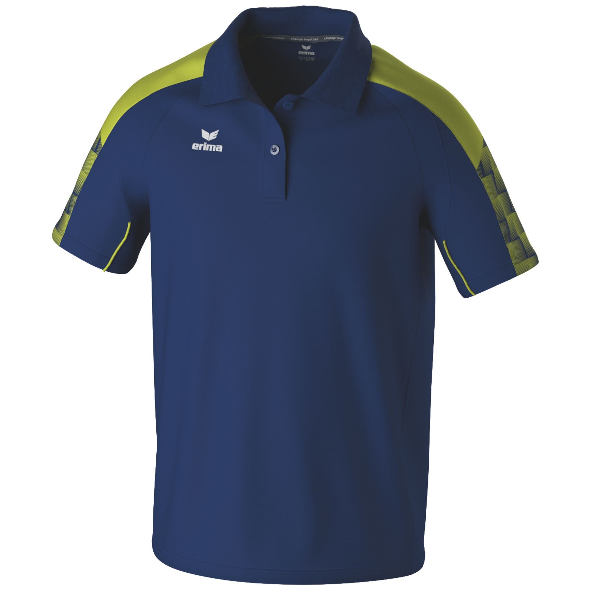 Erima Evo Star Polo-shirt Nieuw Navy/lime