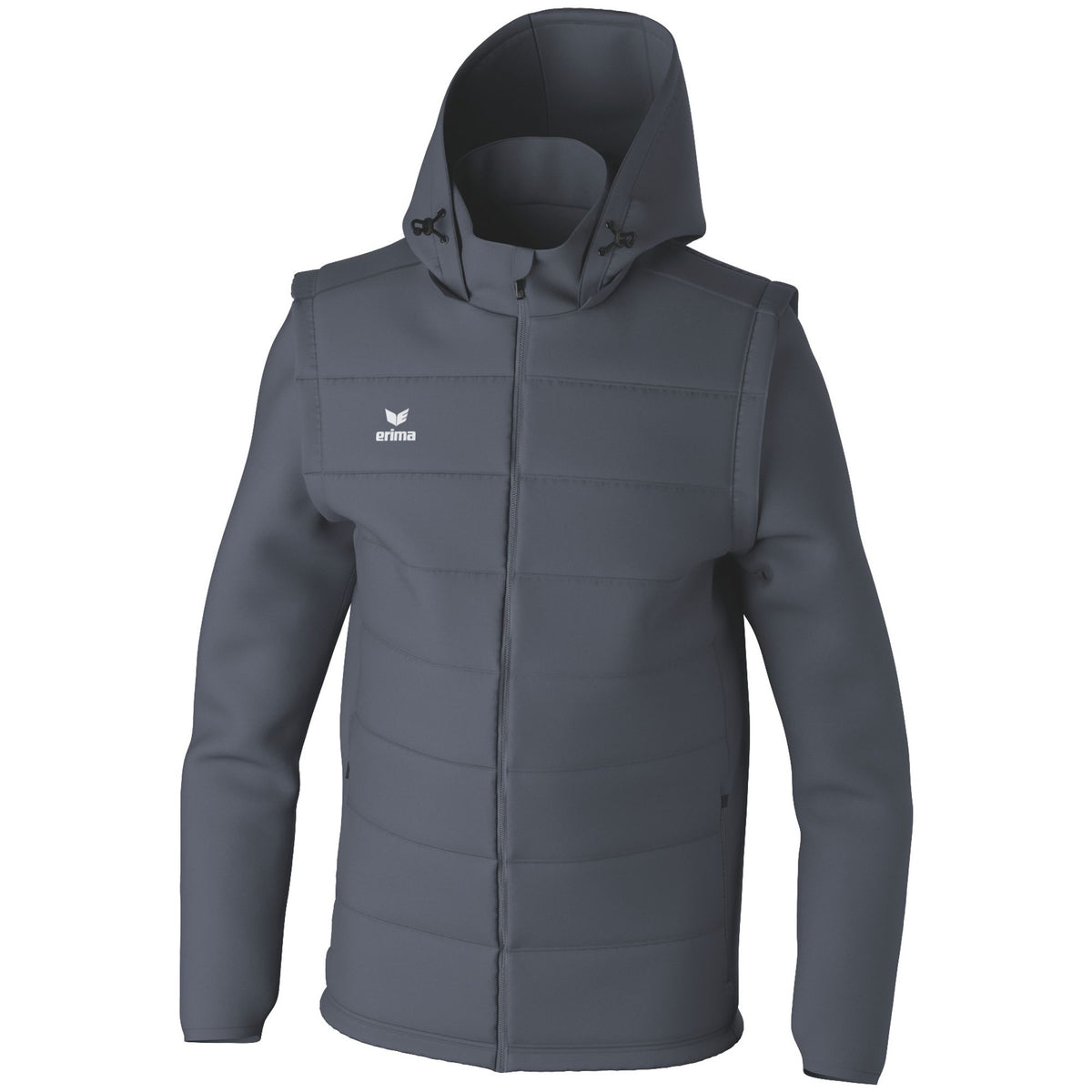 Erima Team-jakke med aftagelige ærmer Slate Grey