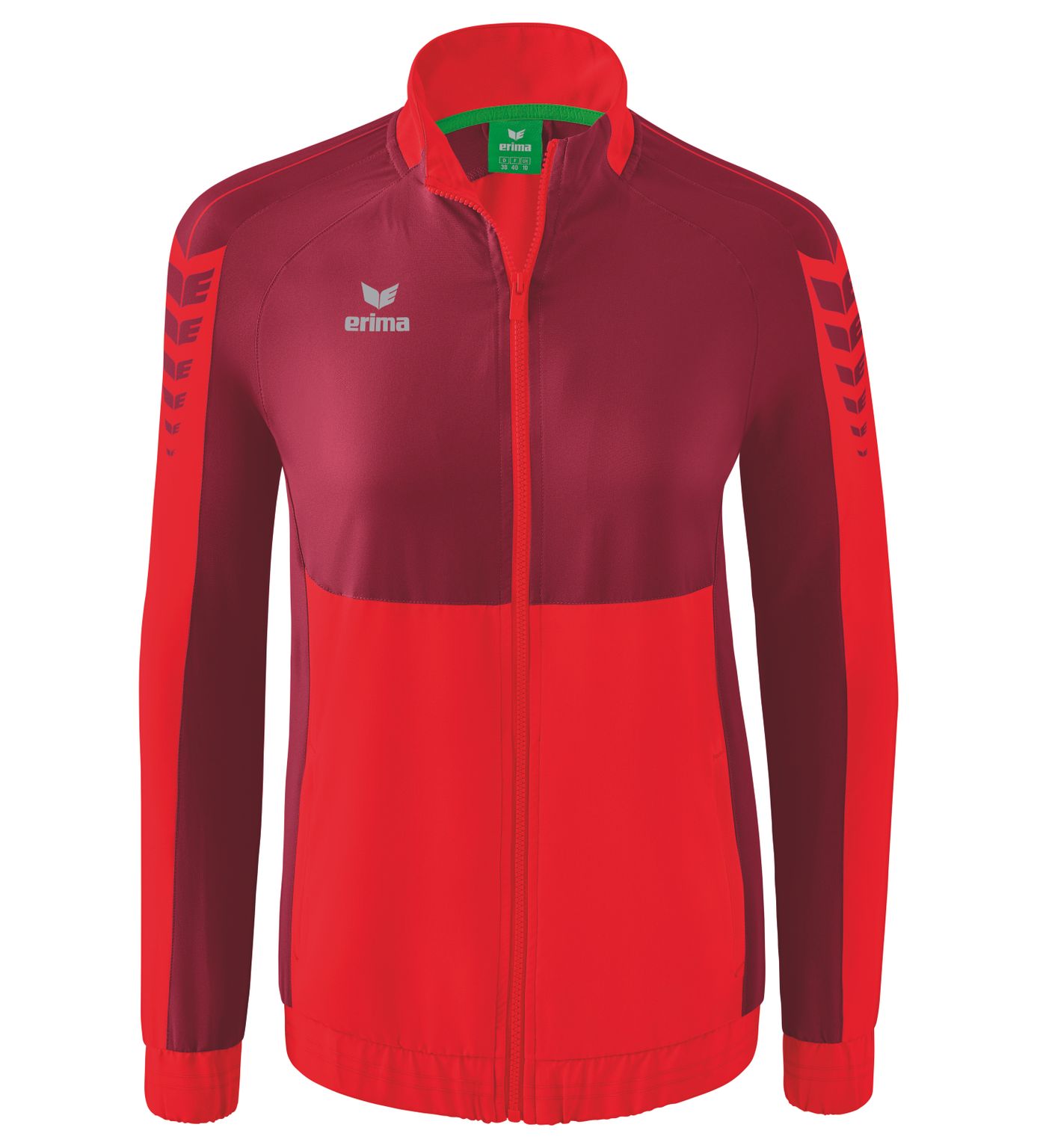 Erima Six Wings Presentation Jacket Red/bordeaux