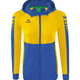 Erima Six Wings Trainingsjacke mit Kapuze New Royal/Gelb