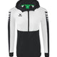 Erima Six Wings Trainingsjacke mit Kapuze Schwarz/Weiß