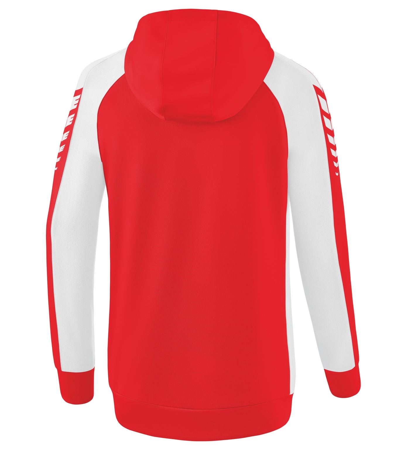 Erima Six Wings Trainingsjack Met Capuchon Rood/wit