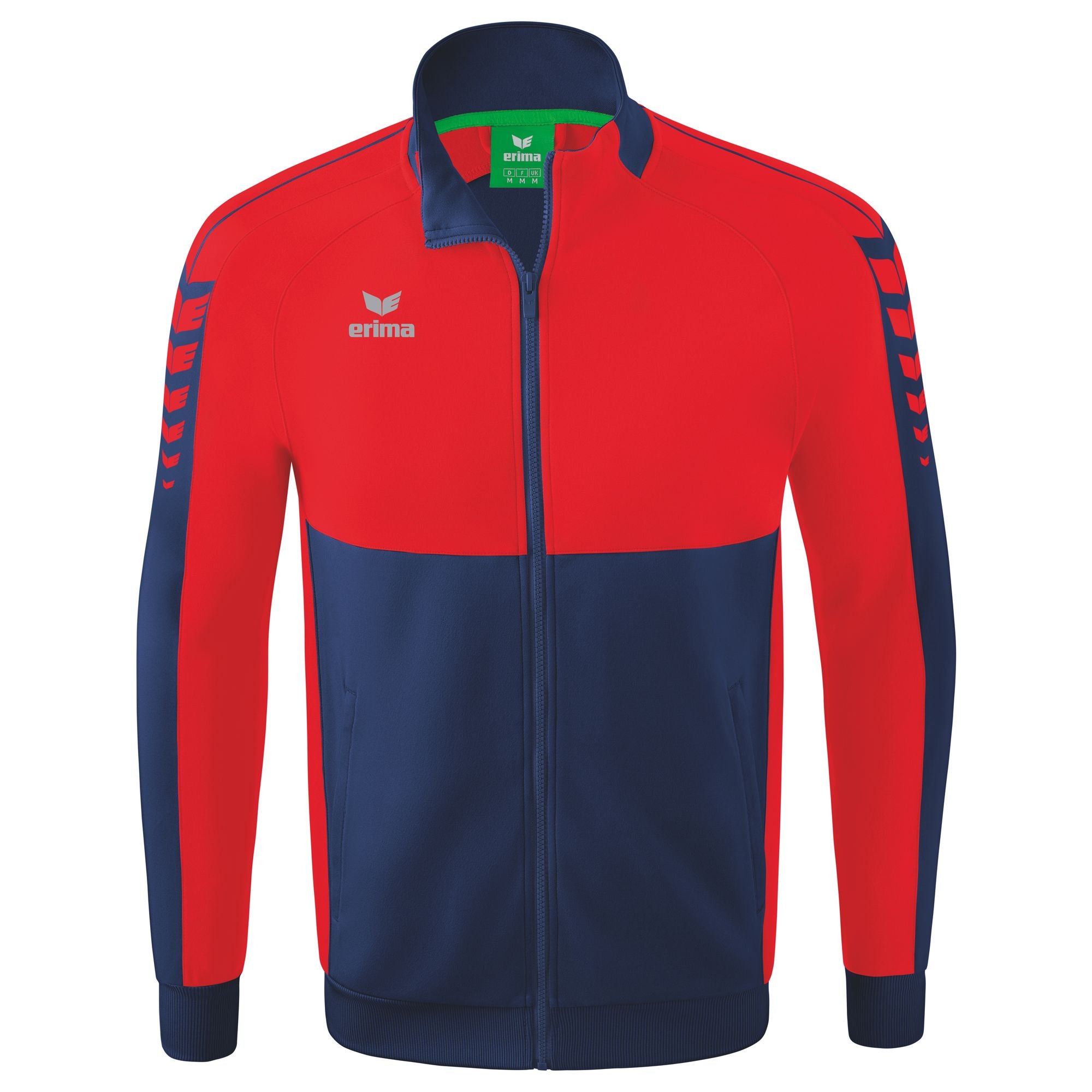 Erima Six Wings Worker Jacket Ny Navy/rød