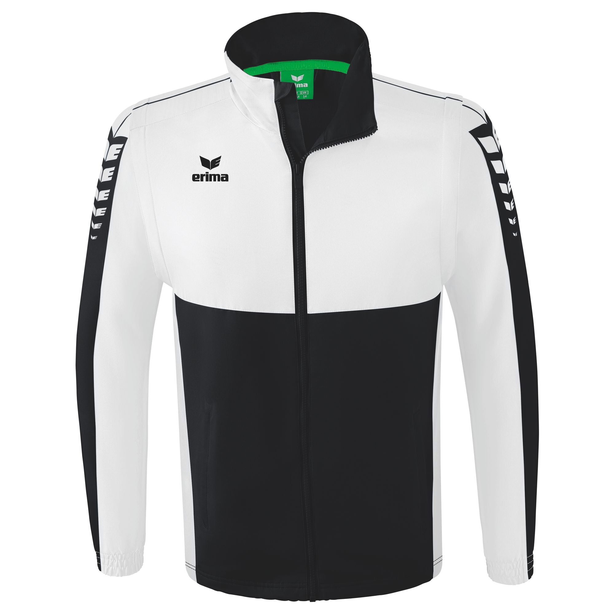 Erima Six Wings Jacke mit abnehmbaren Ärmeln Schwarz/Weiß