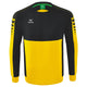 Суичър Erima Six Wings Yellow/black Junior