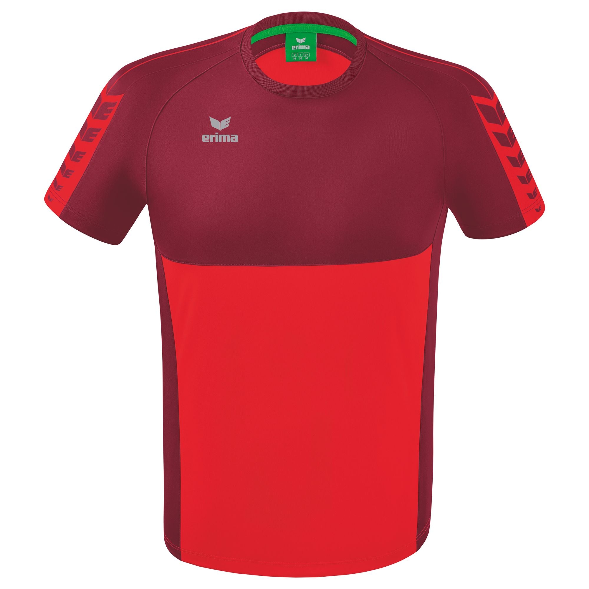 Erima Six Wings T-shirt Rood/bordeaux Junior