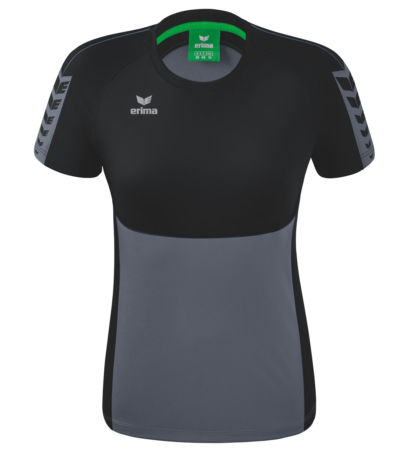 Тениска Erima Six Wings Slate Grey/черно