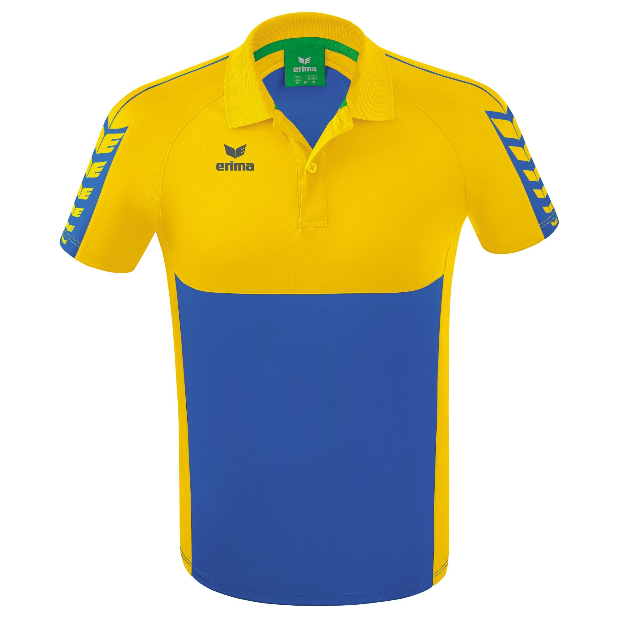 Erima Six Wings Polo-shirt Ny Royal/gul