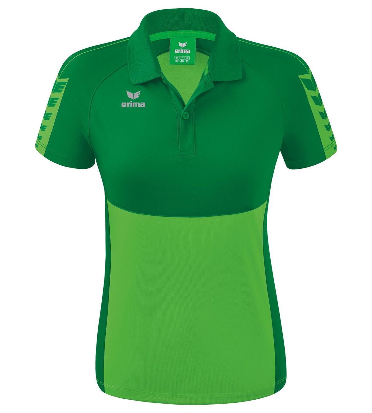Koszulka polo Erima Six Wings Zielono/szmaragdowa