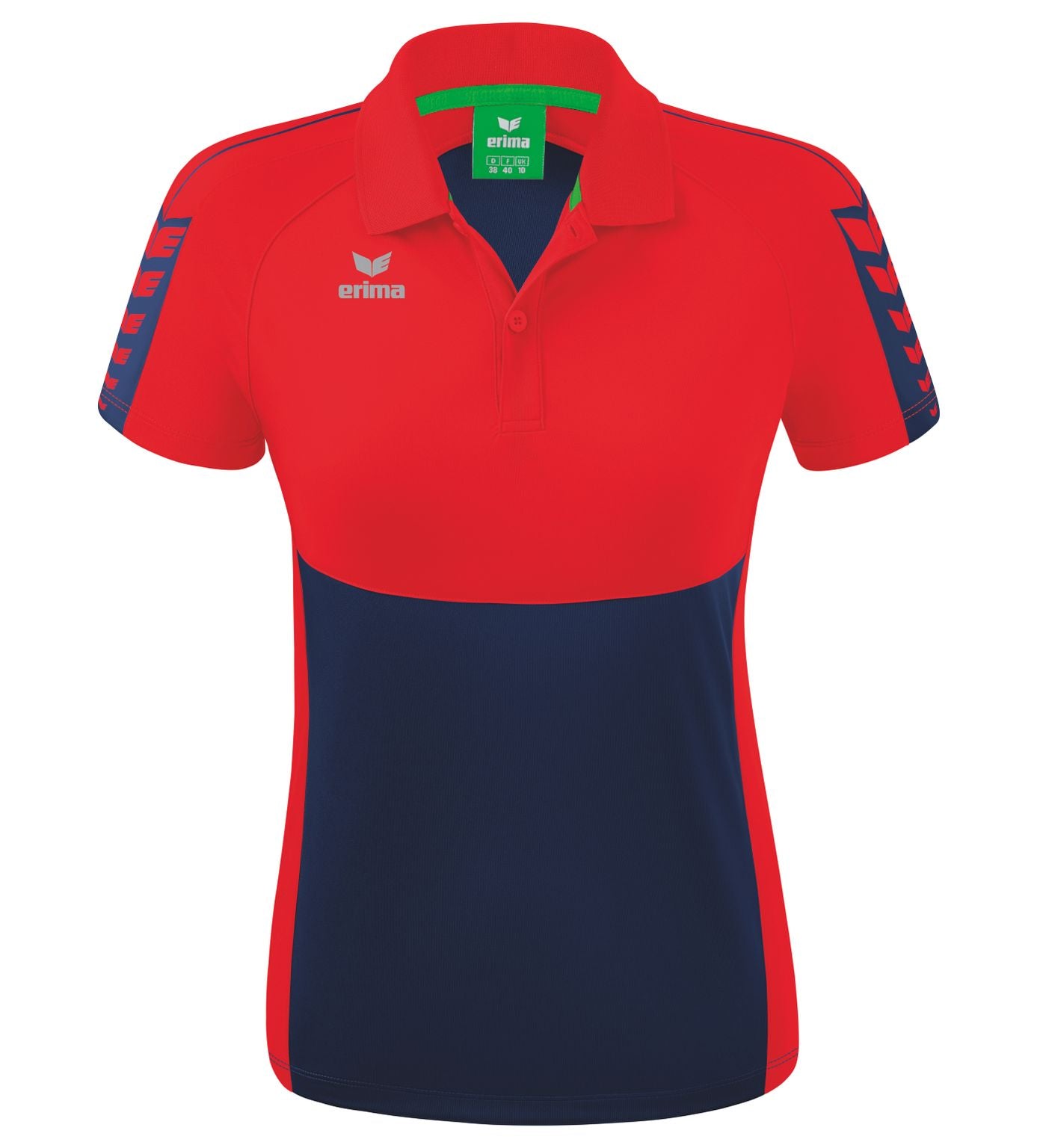 Koszulka polo Erima Six Wings New Navy/czerwona