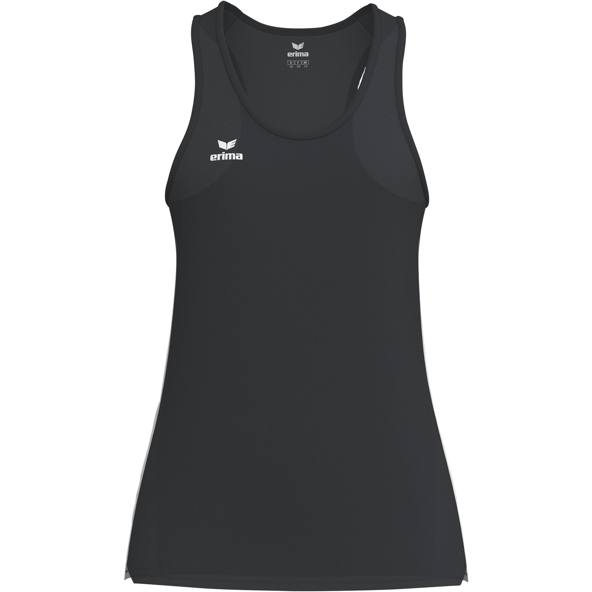 Erima T&f Wings Singlet Schwarz/Weiß