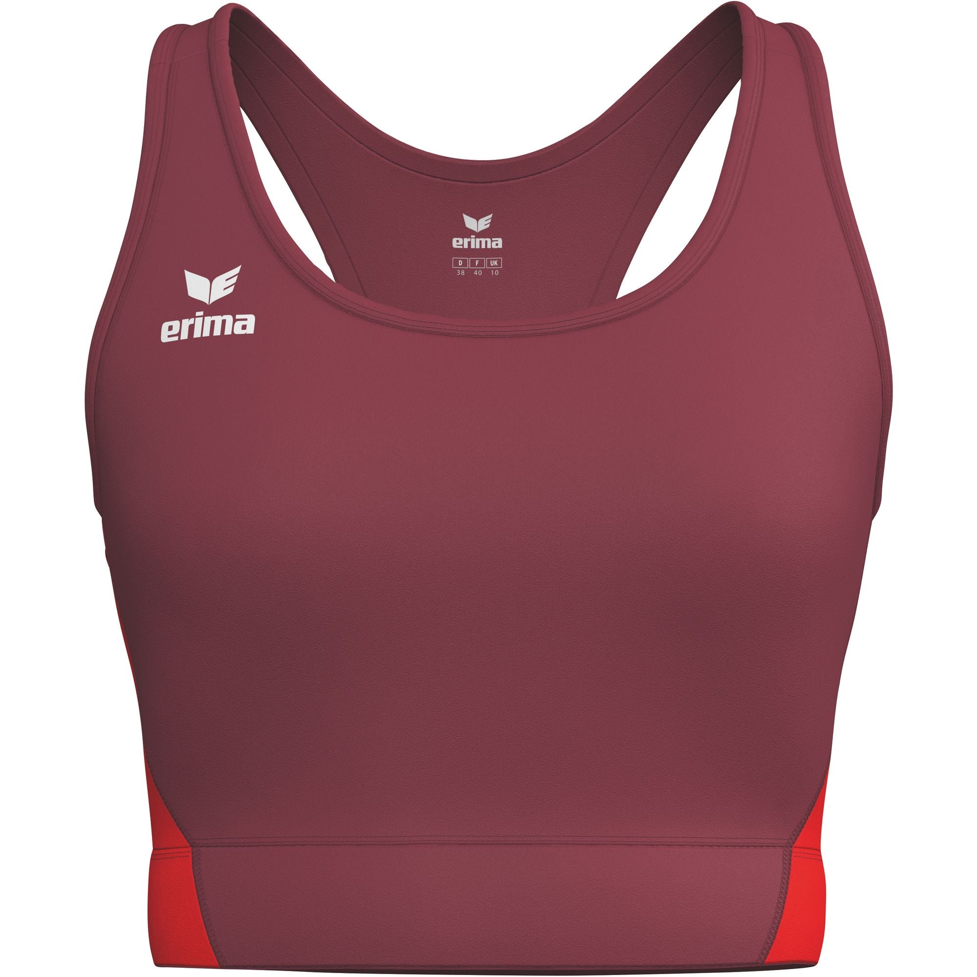 Erima T&f Wings BH Bordeaux/röd