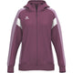 Giacca da allenamento Erima Celebrate 125 con cappuccio Bordeaux/lavanda