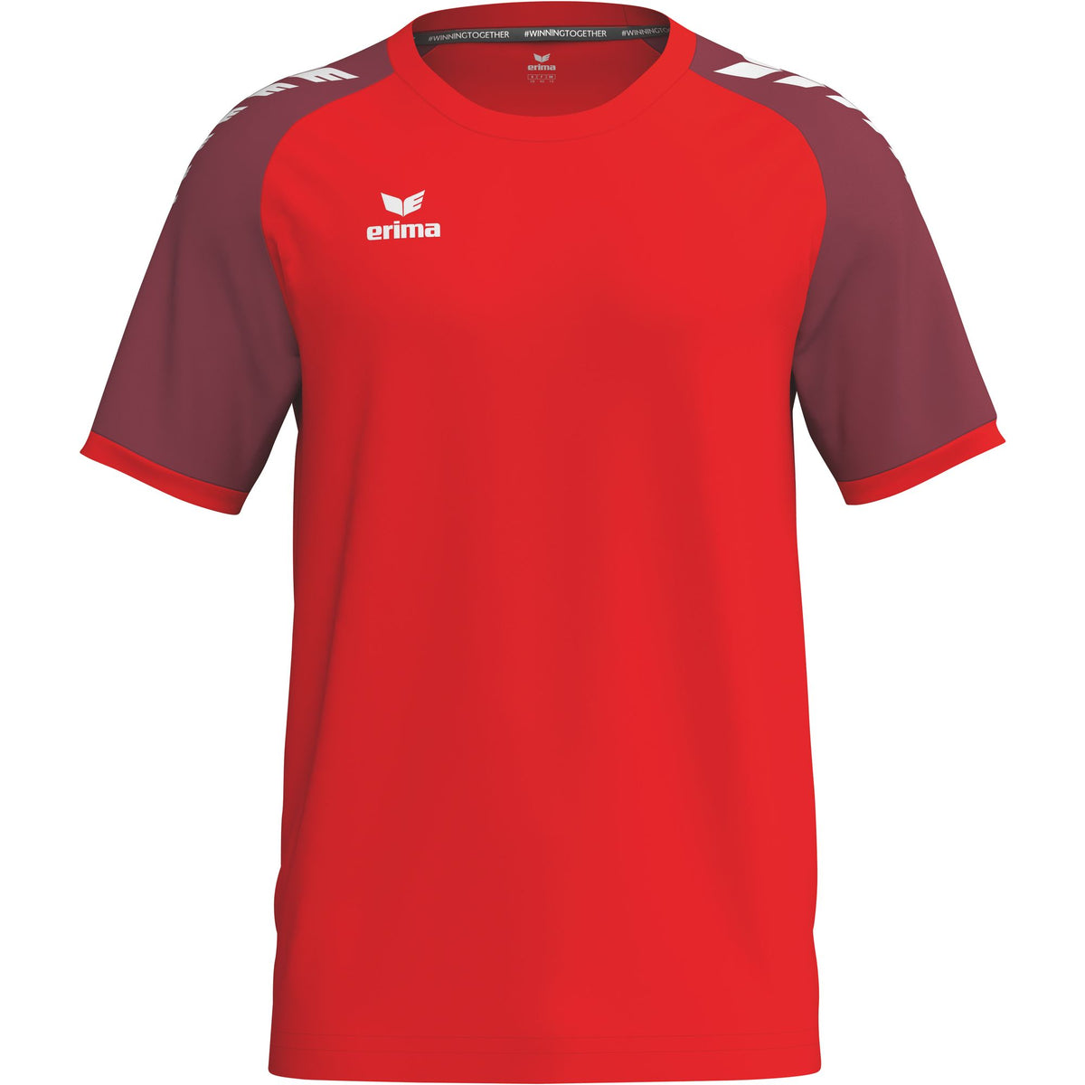 Erima Wings Jersey krátký rukáv červený/bordový