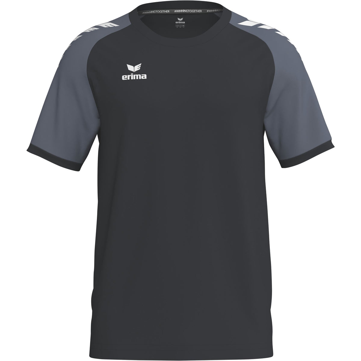 Erima Wings Jersey Shortsleeve Svart/skiffergrå