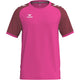 Erima Wings Jersey rövidujjú rózsaszín Glo/bordeaux Junior