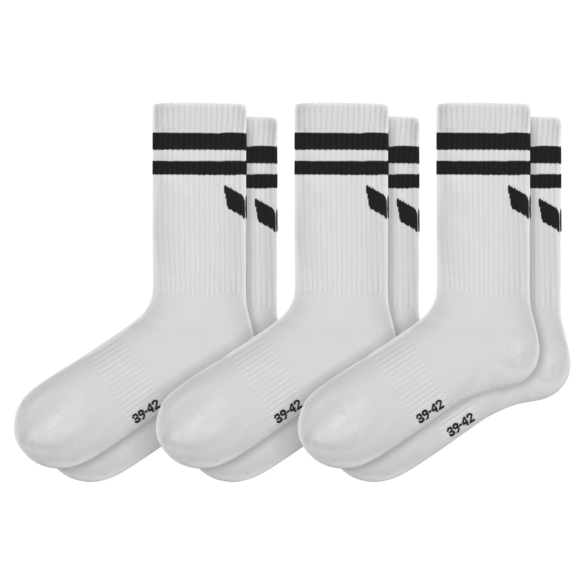 Erima Calcetines Wings 3pack Blanco