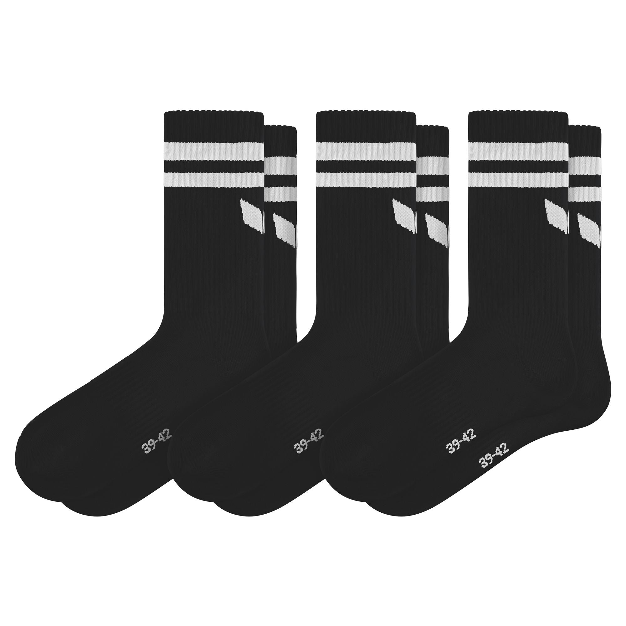 Erima Wings Socks 3pack Black