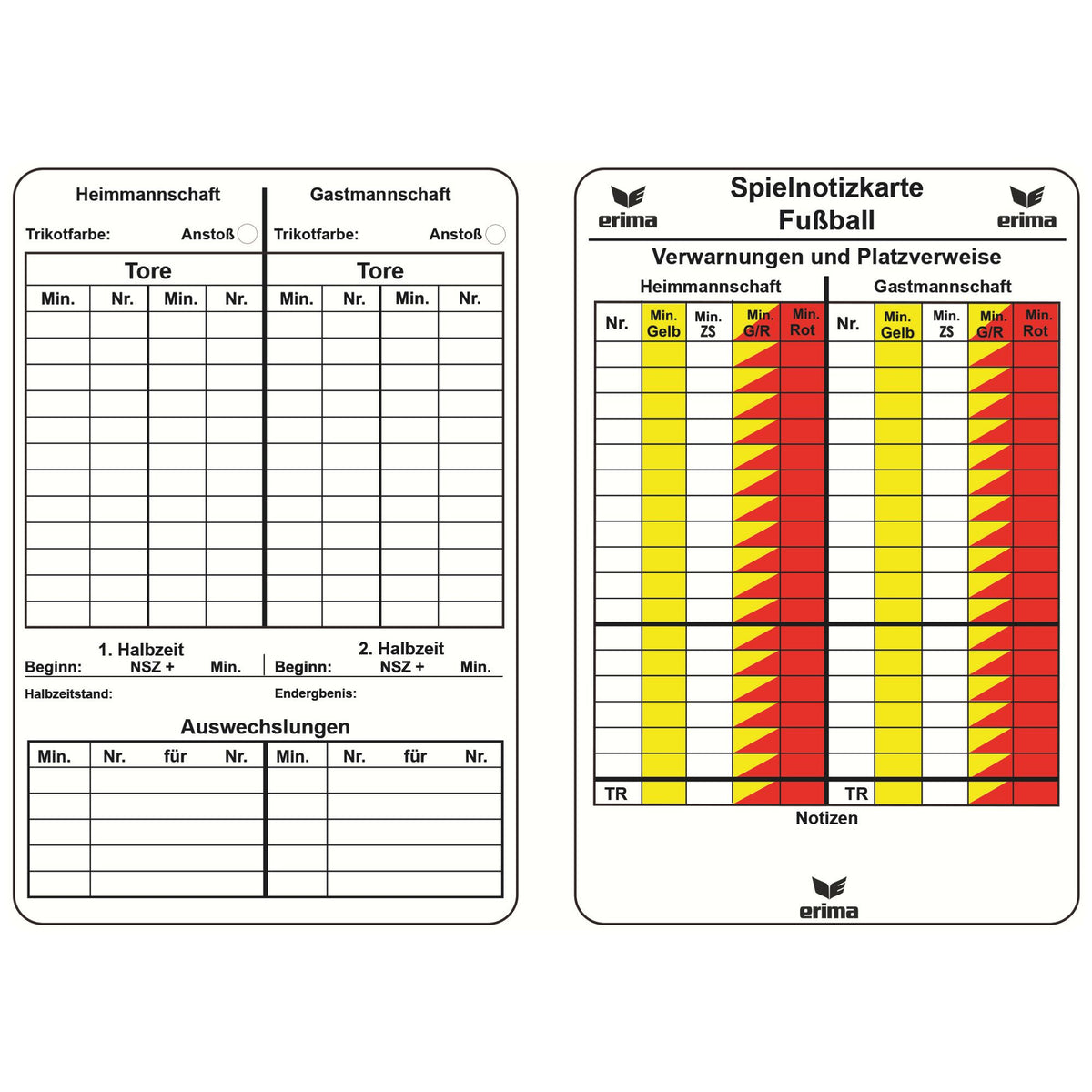 Erima Match Record Pads Futebol Branco