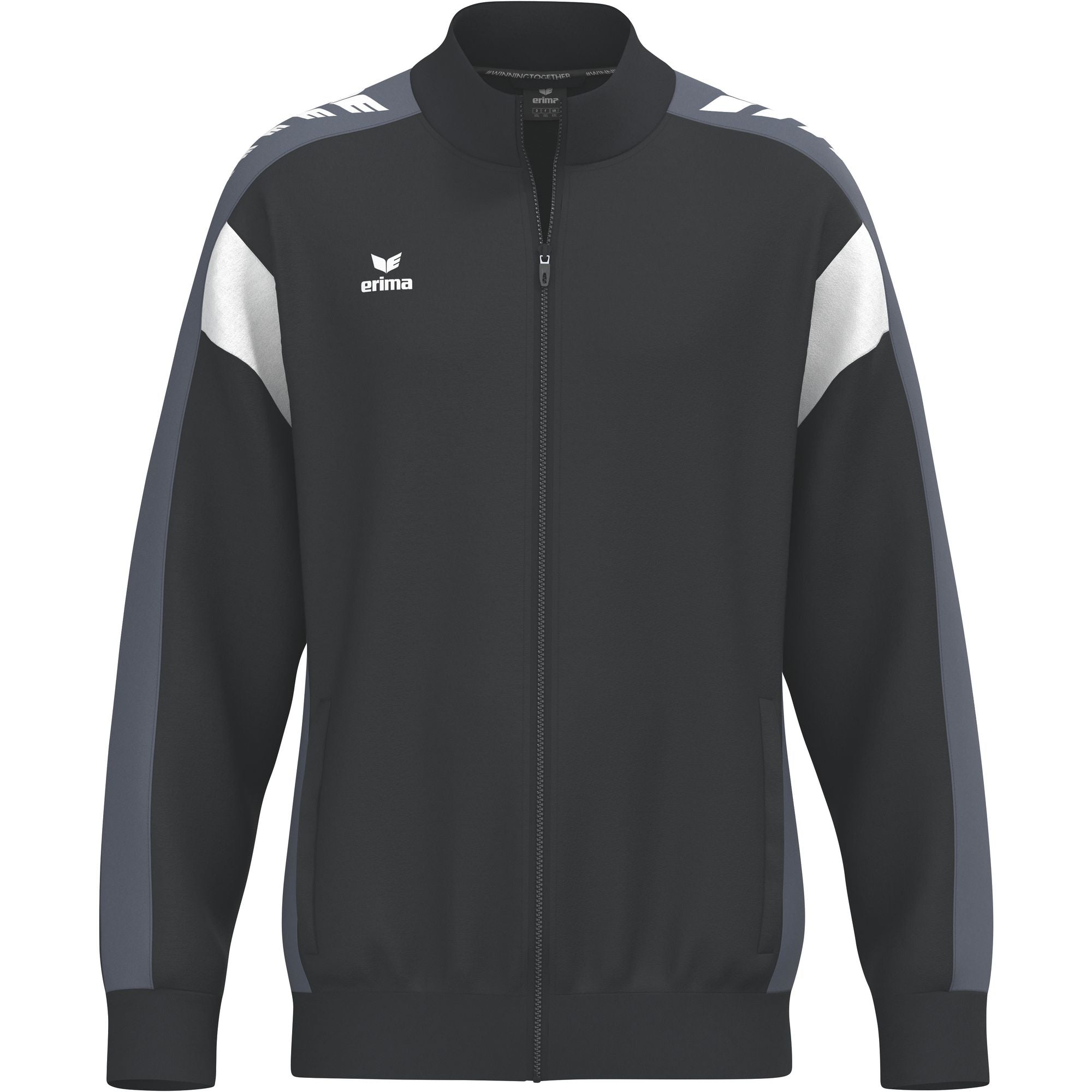 Erima Celebrate 125 Trainingsjacke Schwarz/Schiefergrau