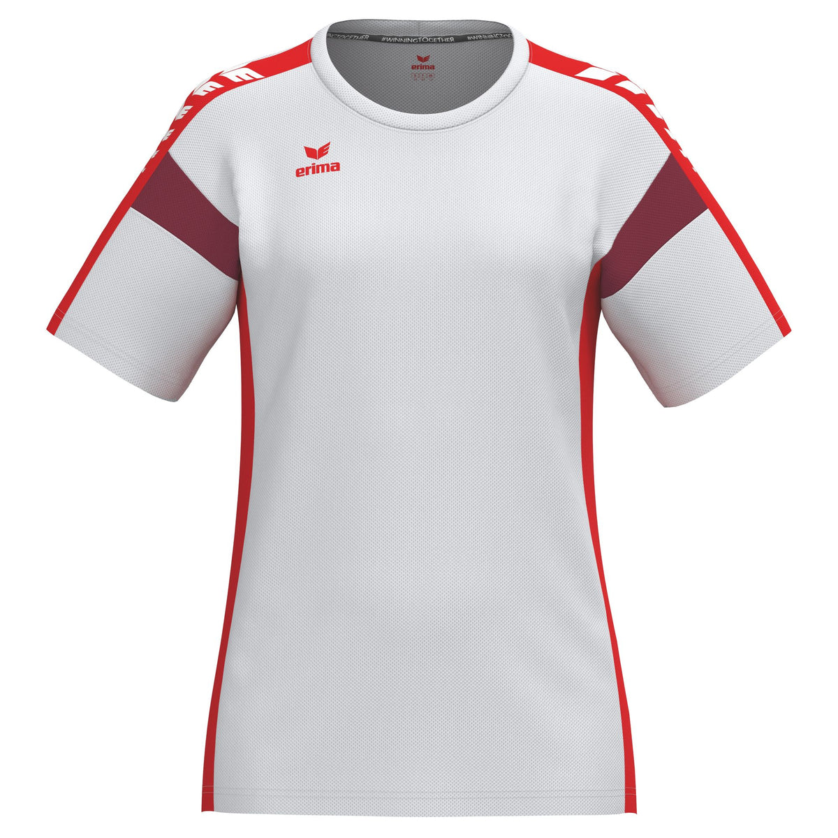 Erima Celebrate 125 Camiseta Función Blanco/rojo