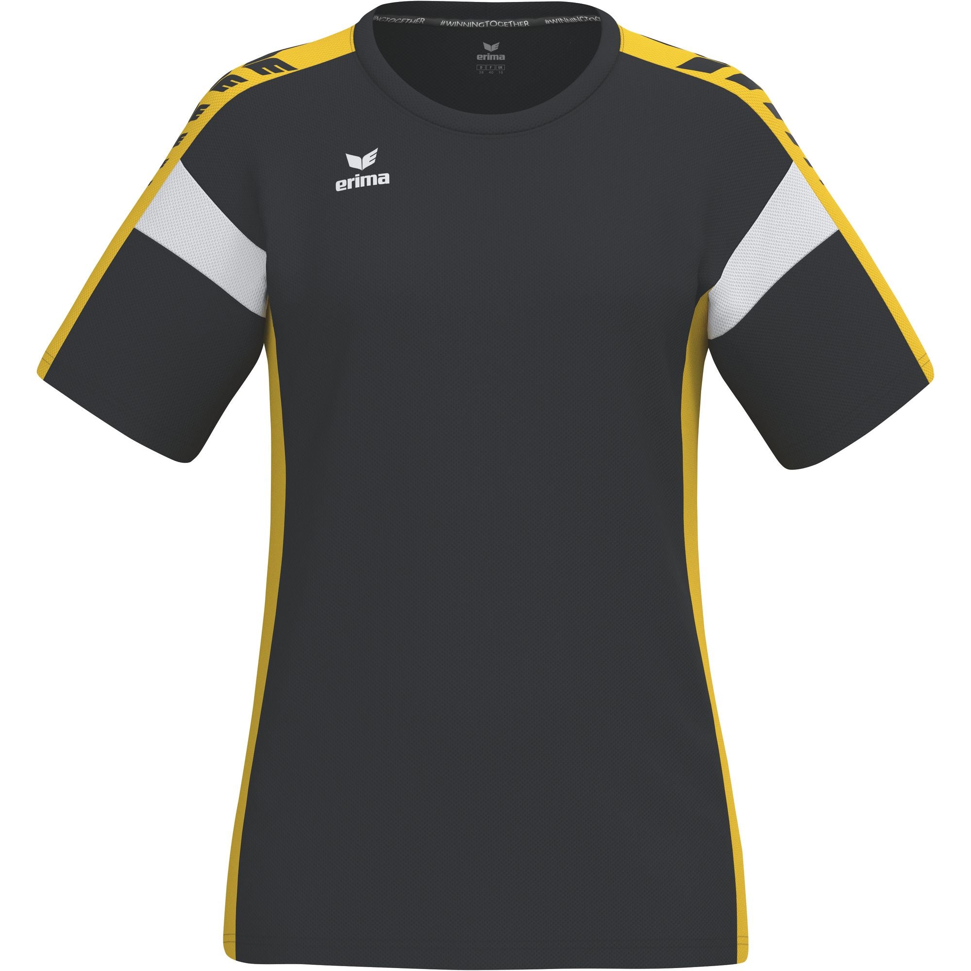 Erima Celebrate 125 Camiseta Función Negro/amarillo